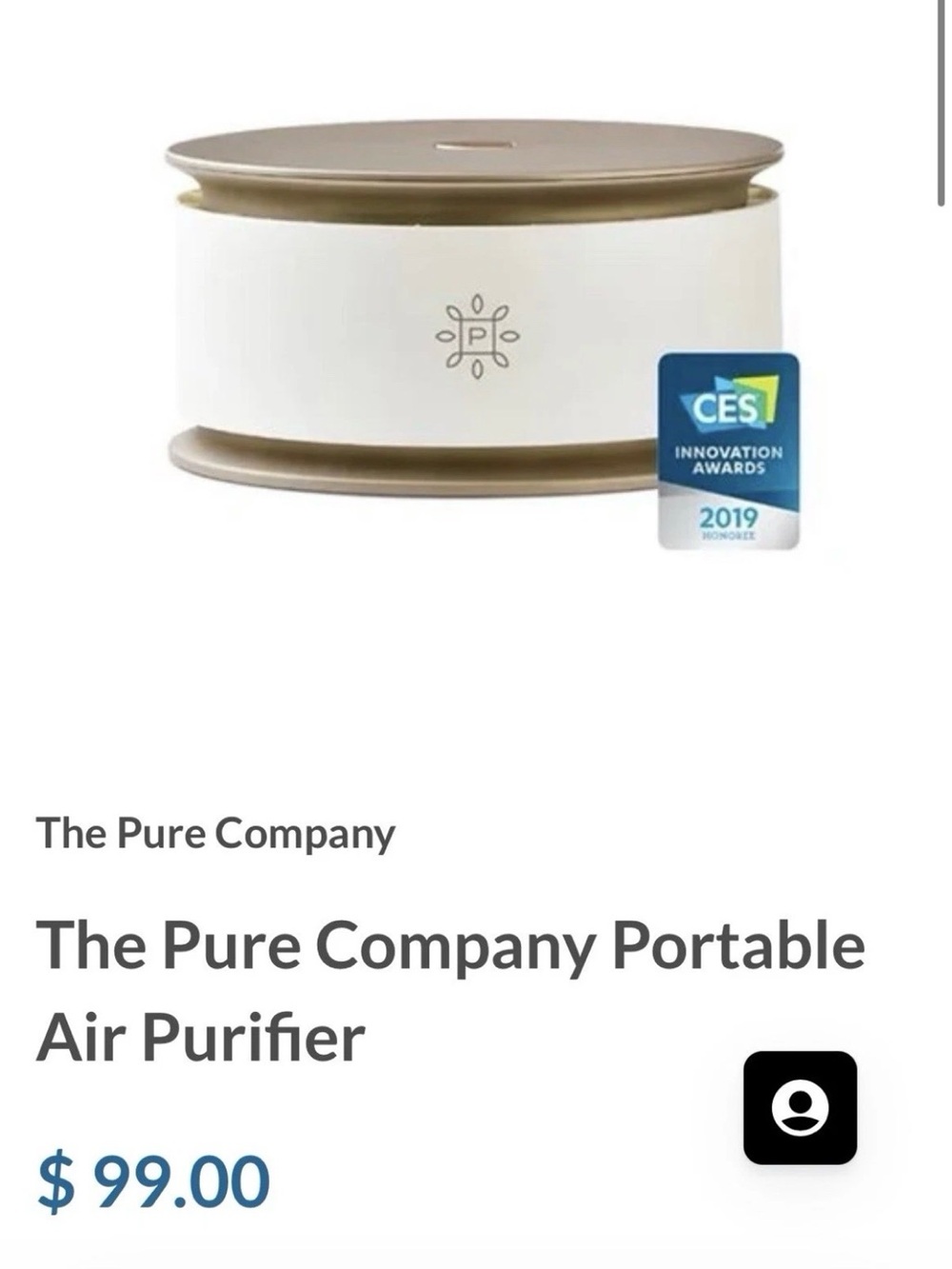 The Pure Company Portable Air Purifier